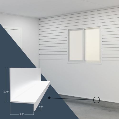 Trusscore Base Trim 10' White