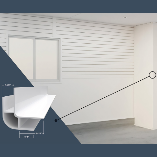 Trusscore Outside Corner Rounded
