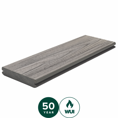 1 X 6-12' TREX TRANSCEND ISLAND MIST GROOVED DECKING