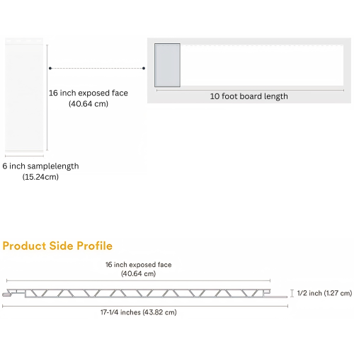 Trusscore Wall & Ceiling Board - 10'