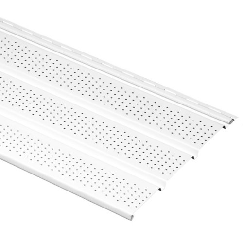 58658 SOFFIT TRIM PERFORATED 12" BRIGHT WHITE