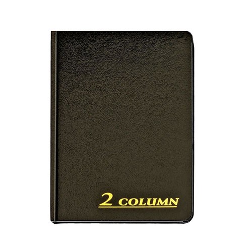 Adams® Accounting Book, 2 Column, 7" x 9-1/4", 80 Pages