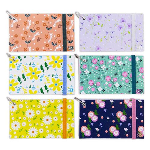 Ruled White Index Card Fashion Poly Cover w/ Ring 3" x 5", 100 Count