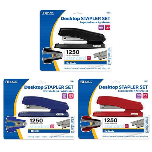 Desktop Stapler Office Set, Assorted