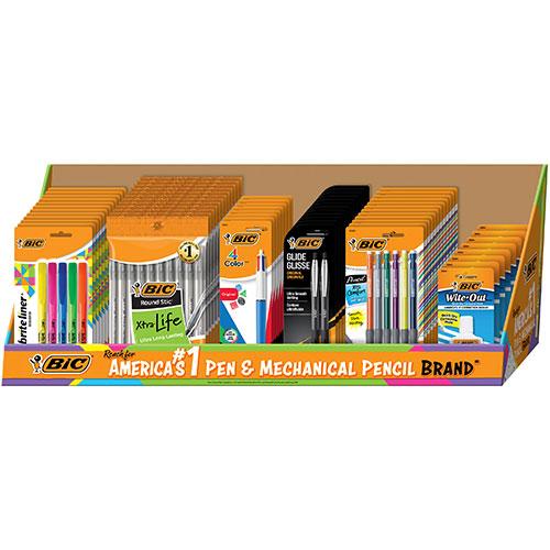 BIC Mixed Stationery Counter Display