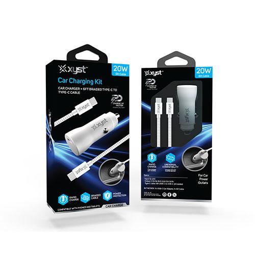 18 Watt Wall Charger Kit with Type C to Type C Cable inculded