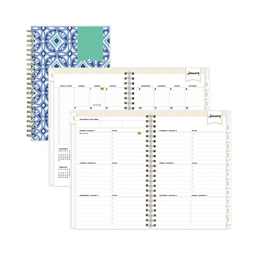 Planning Calendar Tile Frosted 5x8 Weekly/Monthly