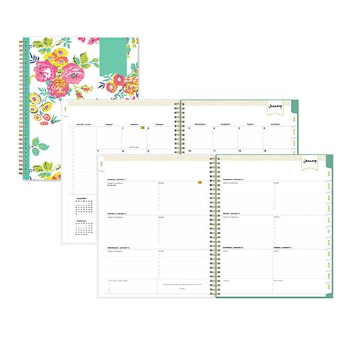 Planning Calendar Peyton White  8.5x11 Weekly/Monthly 
