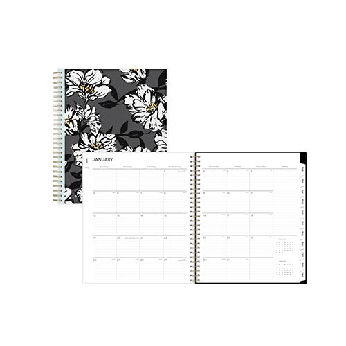 Planning Calendar Baccara Dark 8x10 Monthly 