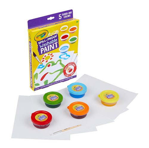 Spill Proof Washable Paint Kit
