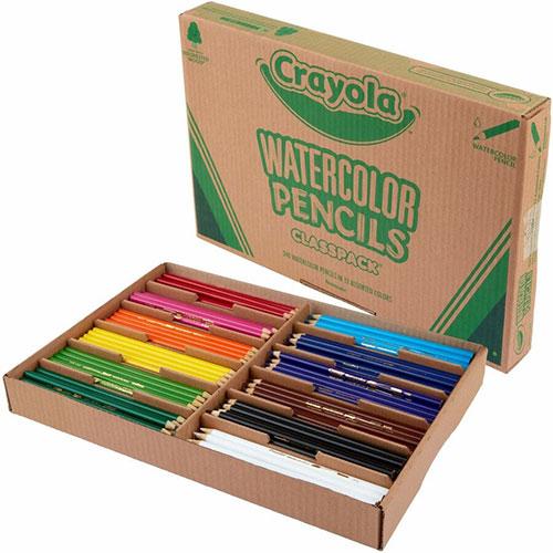 Watercolor Pencils Classpack, 240 Count, 12 Colors
