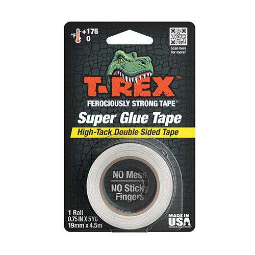 TREX Super Glue Tape, .75IN X 5YD 