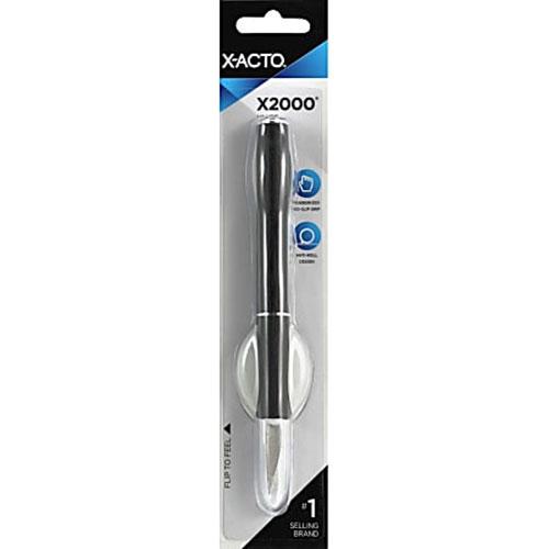 X-ACTO X2000 Precision Craft Knife, Rubber Non-Slip Handle, Black, 1 Count