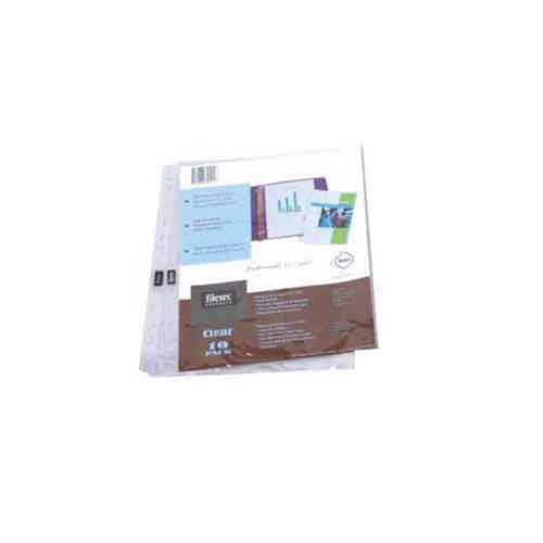 Sheet Protector, 2.1 mils, Top Load, Letter, Clear, 10 Count
