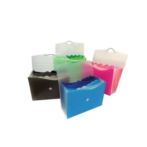 Wave Expanding File, 13 Pockets, Assorted
