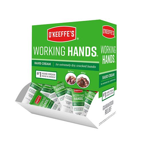 O'Keeffe's Hand Cream Working Hand 1oz Tube Gravity Feeder Display