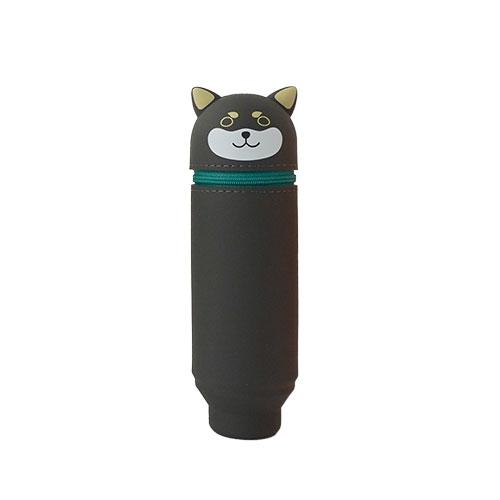PuniLabo Standup Case, Black Shiba