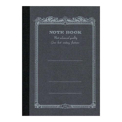 Apica C.D. Notebook, A6 Size, Charcoal Cover, Lined/Ruled Paper