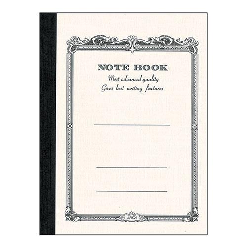 Apica C.D. Notebook, A6 Size, White Cover, Lined/Ruled Paper