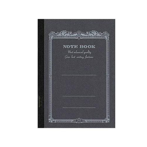 Apica C.D. Notebook, Semi-B5 Size, Charcoal Cover, Lined/Ruled Paper