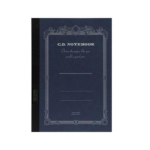 Apica C.D. Notebook, Semi-B5 Size, Navy Cover, Lined/Ruled Paper
