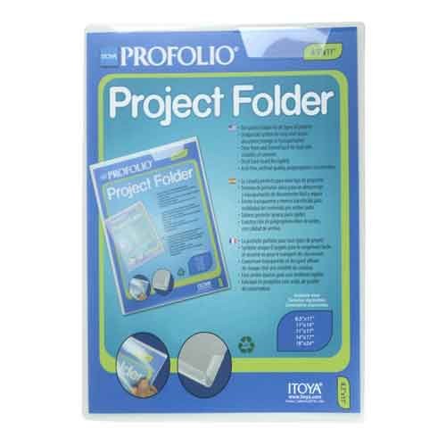 Profolio Project Folder 8.5" x 11", Clear