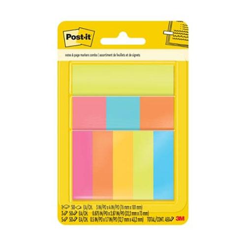 Post-it® Notes and Pagemarkers Assorted Sizes & Colors, 100% PEFC