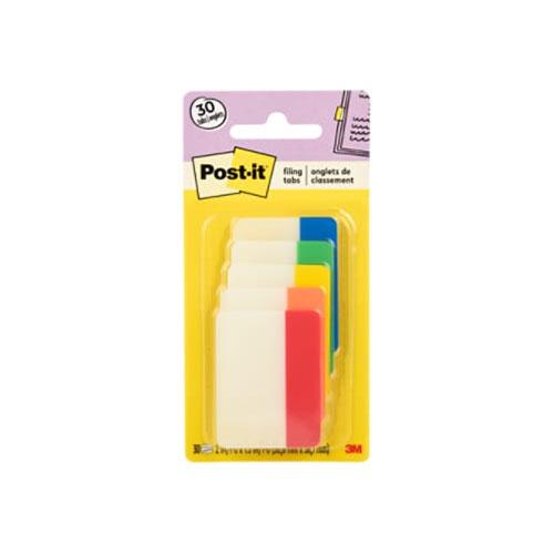 Post It Tabd 2X1.5" Ast 30Ct