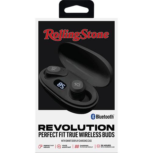Rolling Stone Revolution Perfect Fit True Wireless Buds, Black