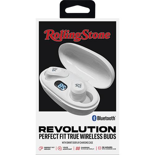 Rolling Stone Revolution Perfect Fit True Wireless Buds, White