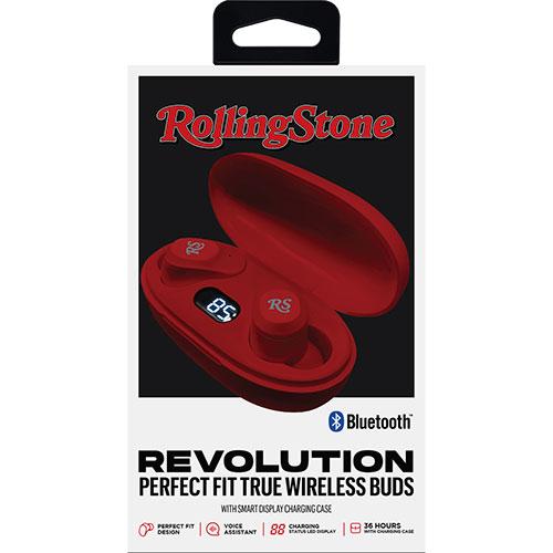 Rolling Stone Revolution Perfect Fit True Wireless Buds, Red