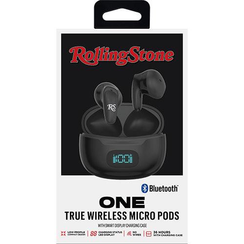 Rolling Stone One True Wireless Micro Pods, Black
