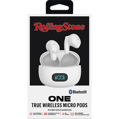 Rolling Stone One True Wireless Micro Pods, White