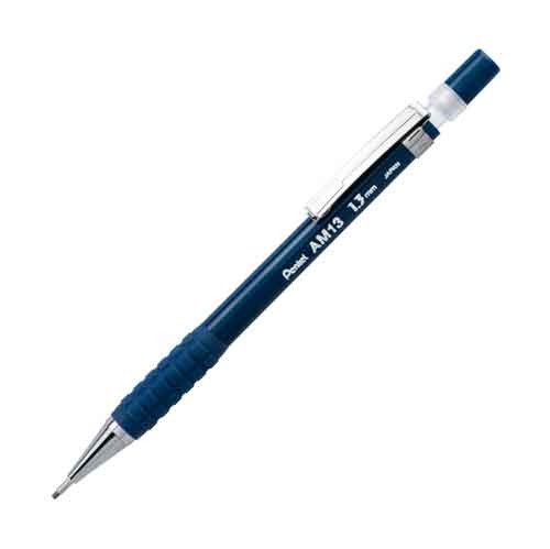 Pentel Arts Sharp HD Mechanical Pencil (1.3mm), Dark Blue Barrel, (1) Super Hi-Polymer Lead Refill