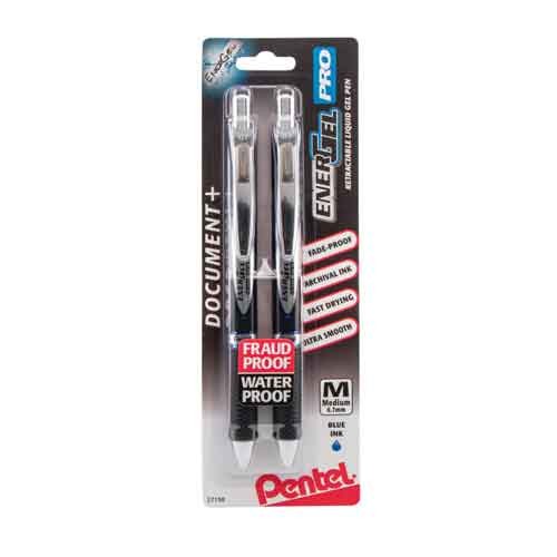 QUICK CLICK Mechanical Pencil (0.5mm) with Lead and (2) Eraser Refills, 2 Pack