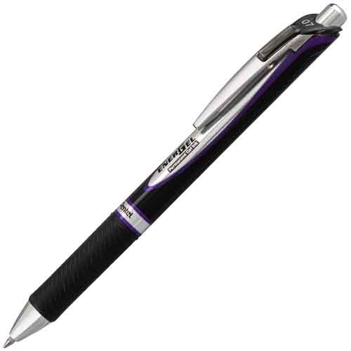 EnerGel-X PRO Retractable Liquid Gel Pen, 0.7mm, Violet