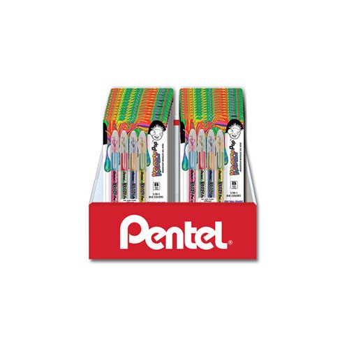 Krazy Pop Iridescent Gel Pen, (1.0mm) Bold line, Assorted Ink 4 Pack Blister Pack  Counter Display - 24 Pieces