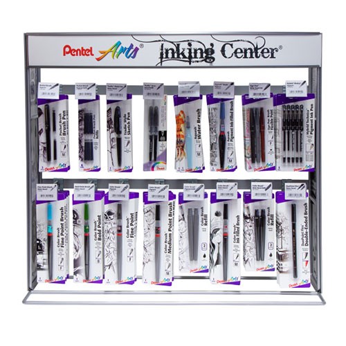 Pentel Arts 2016 Small Inking Center - 96 Pieces