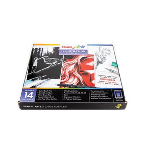 Pentel Arts Fine Art & Illustration Pro Kit