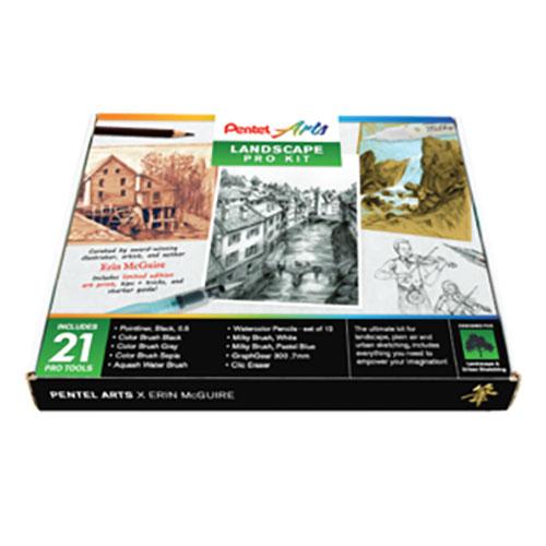 Pentel Arts Landscape & Urban Sketching Pro Kit