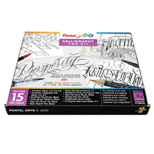 Pentel Arts Lettering & Calligraphy Pro Kit