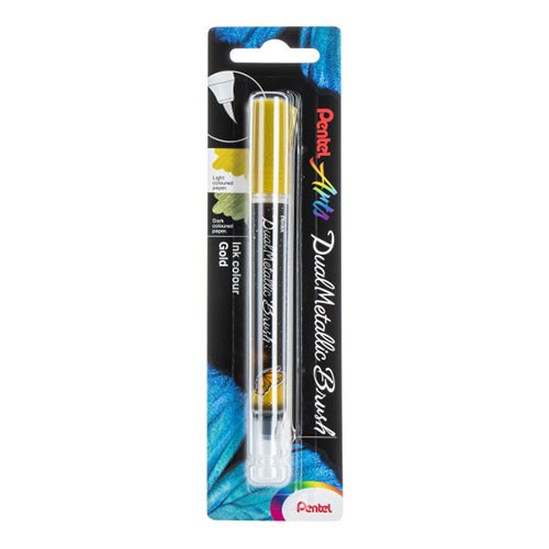 Pentel Arts DualMetallic Brush Gold