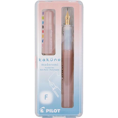Kakuno Madoromi Fountain Pen, Light Pink Fine