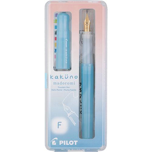 Kakuno Madoromi Fountain Pen, Light Blue Fine