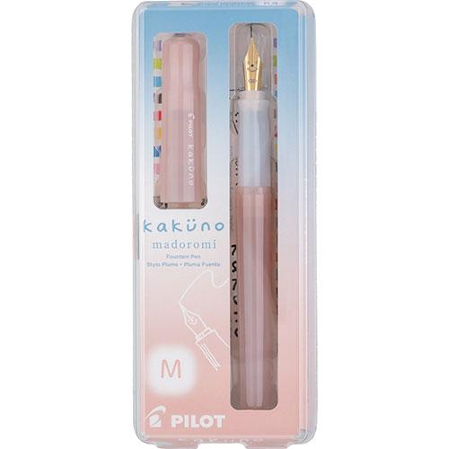 Kakuno Madoromi Fountain Pen, Light Pink Medium