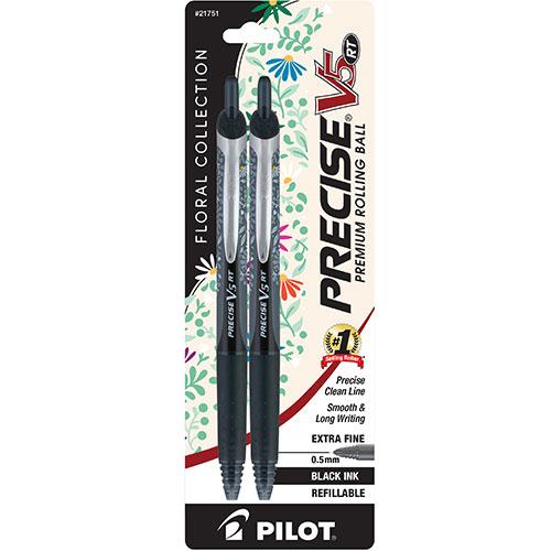 Precise V5RT Floral Wrap, 2 Pack Black