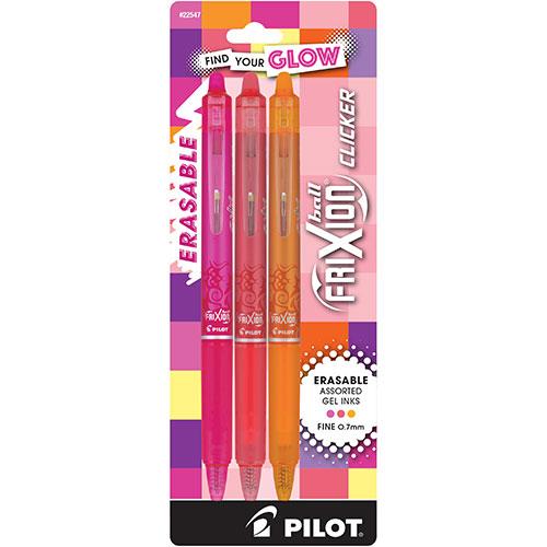 Frixion Clicker Vibes 3 Pack Pinks
