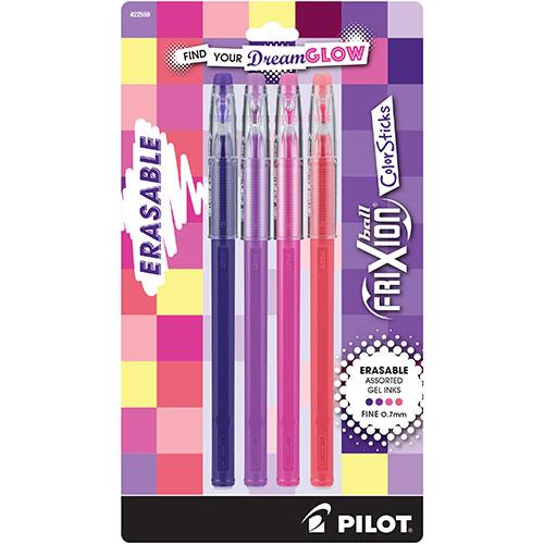 Frixion Colorsticks Vibes 4 Pack Assorted Purples and Pinks