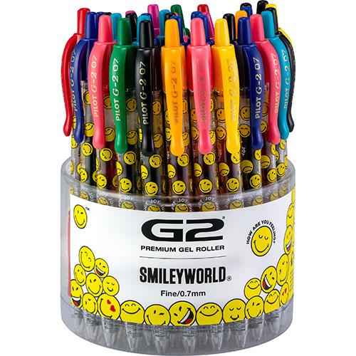 G2 Gel Smiley Pen Ast Upc 36Pc