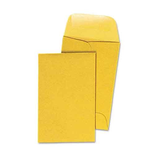 Coin Envelope, #1, 20 Kraft, 500 Count